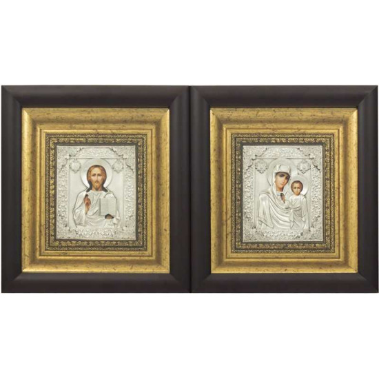 Ікона "Спаситель і Богородиця" Вінчальна пара