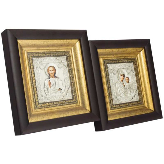 Ікона "Спаситель і Богородиця" Вінчальна пара