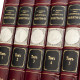 Подарункове видання "Історичні монографії" Більбасов В.О. у 5 томах, декорованих металевими посрібленими репліками медалей у подарунковому футлярі