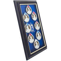 Історичний подарунок "Гетьмани України" (мідь, сріблення, позолота, емалі)