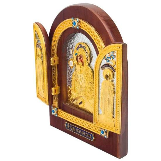 Складень "Богоматір Почаївська"