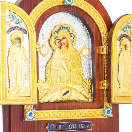 Складень "Богоматір Почаївська"