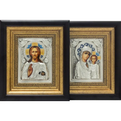 Ікона "Спаситель і Богородиця" Вінчальна пара