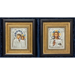 Ікона "Спаситель і Богородиця" Вінчальна пара
