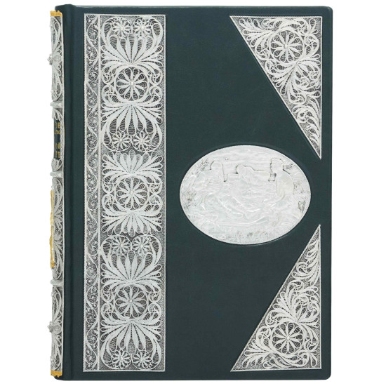 Репринтне видання «Повне керівництво до псового полювання» П.М. Губін (мідь, сріблення, позолота, емалі)