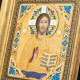 Ікона "Господь Вседержитель" з інкрустацією