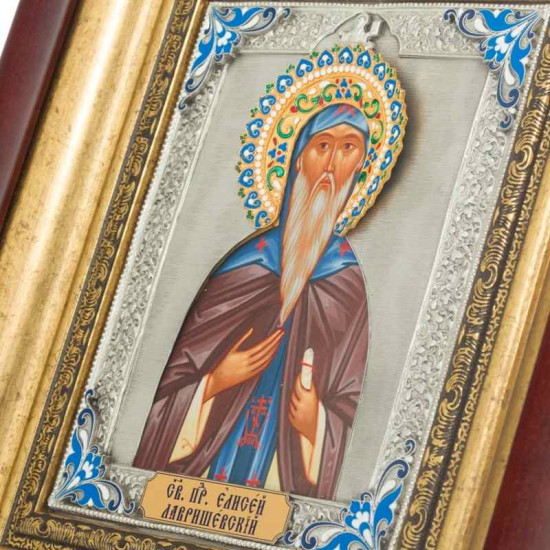 Ікона "Святий преподобний Єлисей Лавришевський"