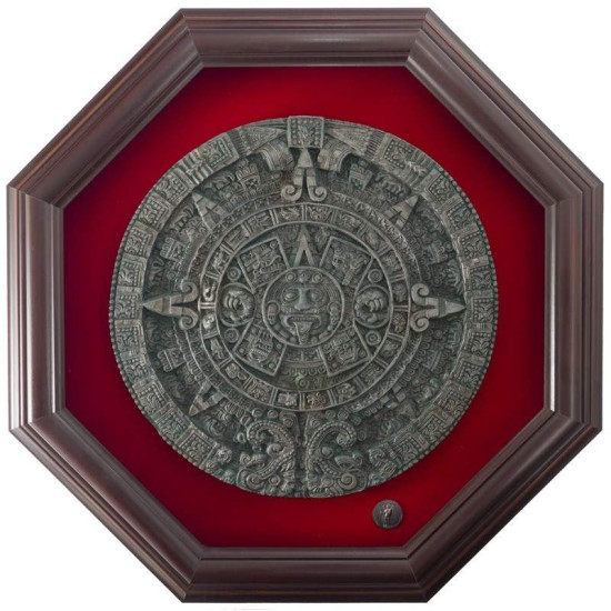 Панно «Календар Майя» (мідь, сріблення)