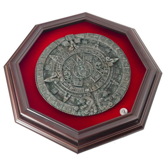Панно «Календар Майя» (мідь, сріблення)