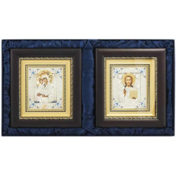 Ікона "Спаситель і Богородиця" Вінчальна пара