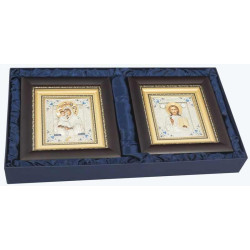 Ікона "Спаситель і Богородиця" Вінчальна пара