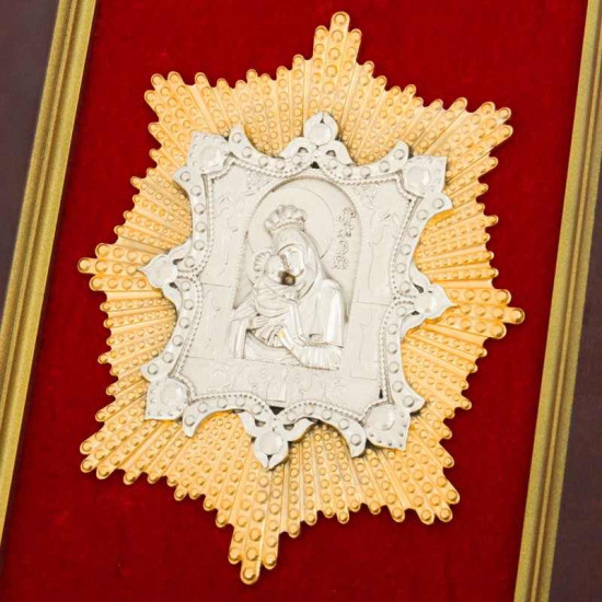 Ікона "Богоматір Почаївська у зірці"