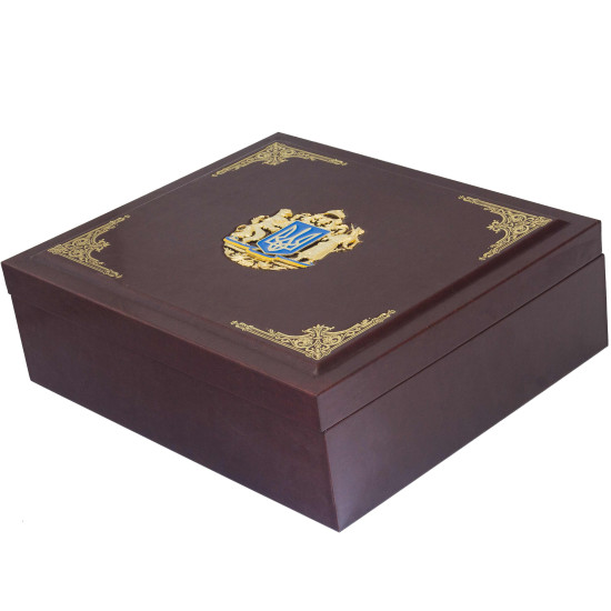 Подарунковий набір для віскі з тризубом