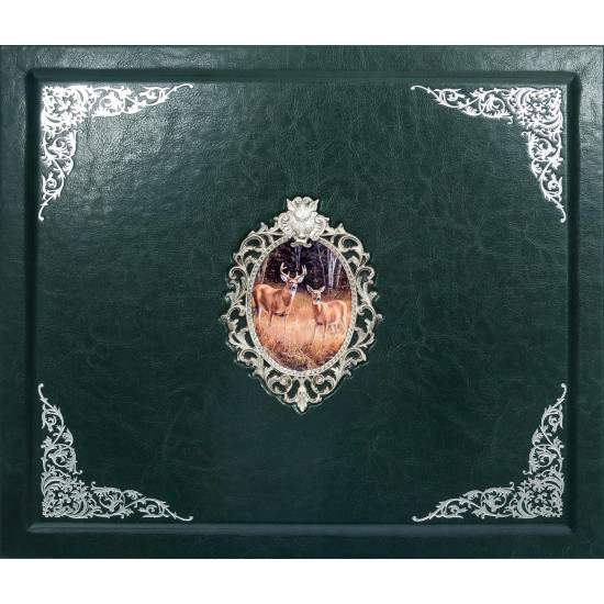 Подарунковий набір склянок коллінз з графином "Величний олень".