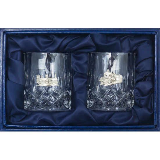 Подарунковий набір келихів для віскі "Залізниця"