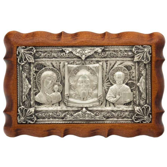 Триптих автомобільний (сріблення)