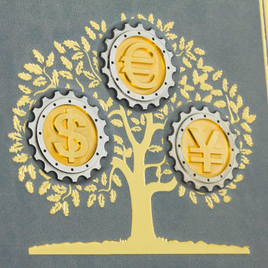 Подарункове видання "Розумний інвестор" з позолоченими та посрібленими металевими накладками