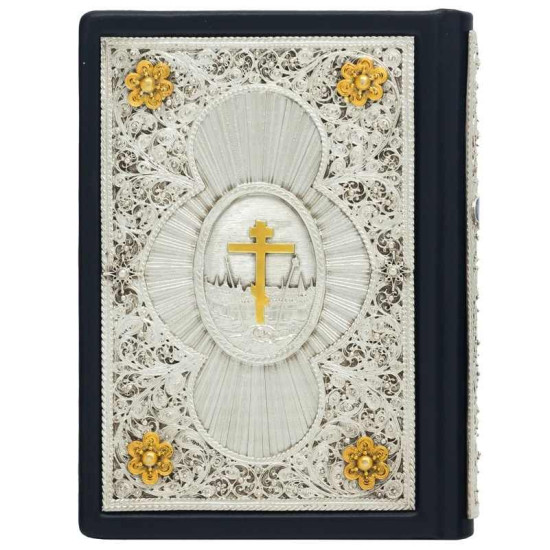 Подарункове видання "Молитвослов" з ювелірним декором (метал, сріблення, позолота, емалі)