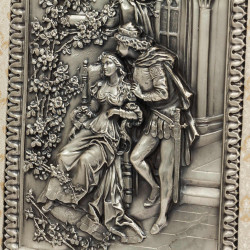 Панно Ромео та Джульєтта. Вічні образи в мистецтві (мідь, сріблення)