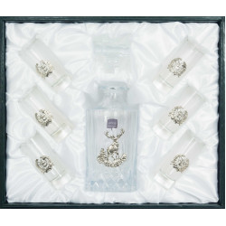 Подарунковий набір склянок коллінз з графином "Величний олень".