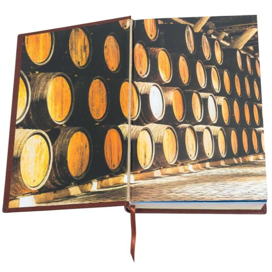 Подарункова ілюстрована енциклопедія "Віскі" з металевим позолоченим декором