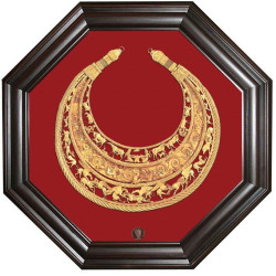 Подарунок "Скіфська пектораль". Реплика (мідь, позолота)