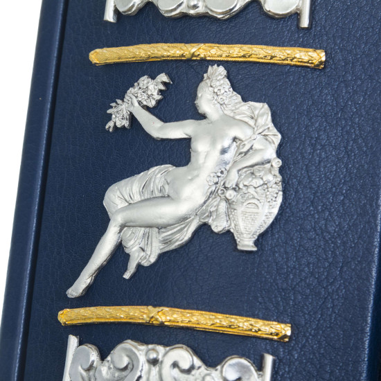 Подарункове видання "Ілюстрована історія еротичного мистецтва" Е. Фукс. Репринт 1914 р. (метал, сріблення, позолота)