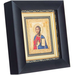 Ікона "Господь Вседержитель" з емальєрним розписом