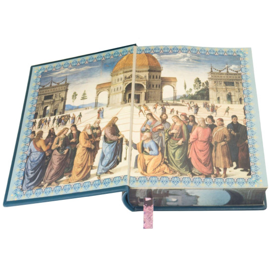 Подарункове видання "Історія живопису всіх часів і народів" О. Бенуа в 4 томах у шкіряному коробі-футлярі з металевим декором (позолота, сріблення)