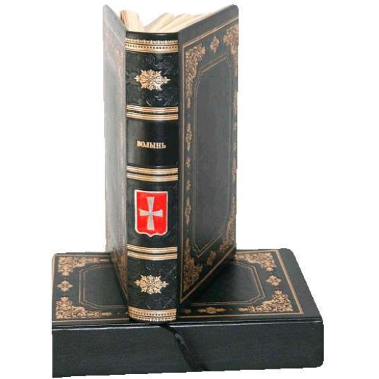 Подарункове репринтне видання збірки «Волинь» Батюшков П.М. з ювелірним декором (метал, сріблення, емалі)