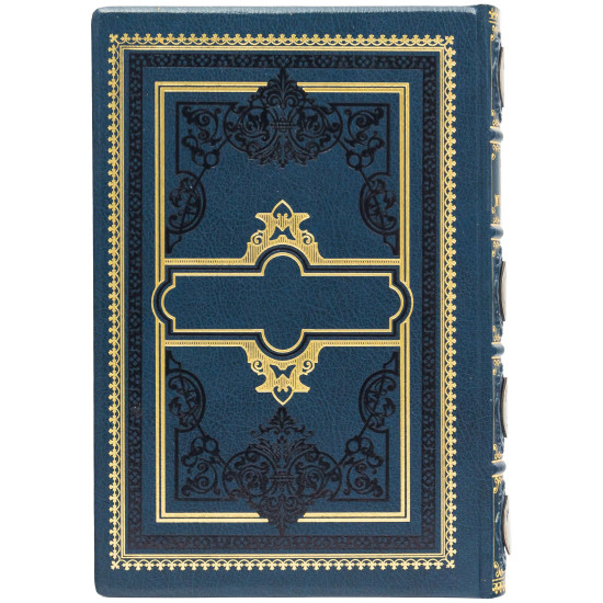 Подарункове видання «Три мушкетери» О. Дюма з декором посрібленими металевими репліками монет з портретами мушкетерів з емалями