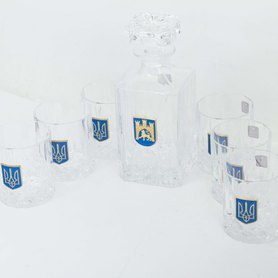 Подарунковий набір для віскі з тризубом