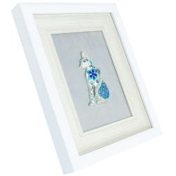 Подарунок «Кіт» (метал, сріблення, емалі)