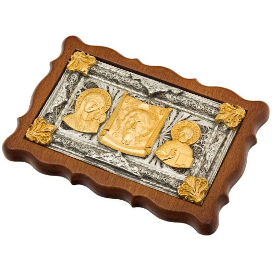 Триптих автомобільний (сріблення, позолота)