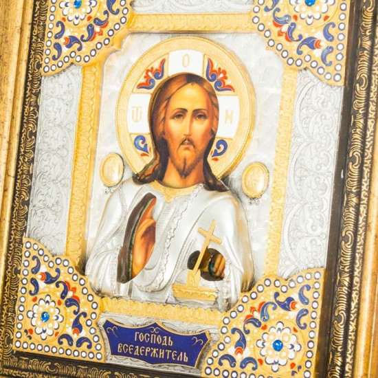 Ікона "Спаситель і Богородиця" Вінчальна пара