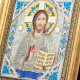 Ікона "Господь Вседержитель" (італійські емалі)