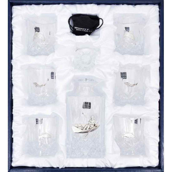 Подарунковий набір для віскі  "Рибалка"