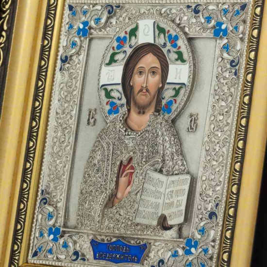 Ікона "Господь Вседержитель" під склом
