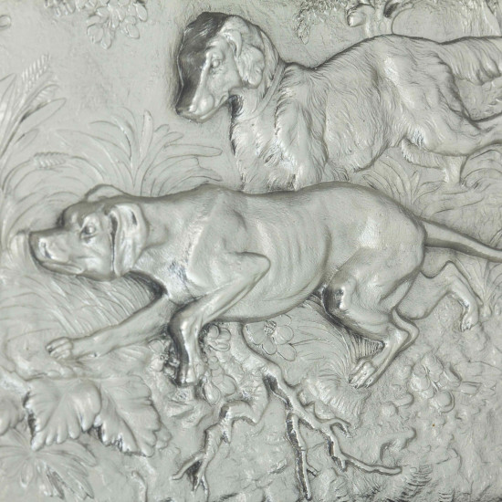 Посріблене металеве панно"Мисливський трофей"