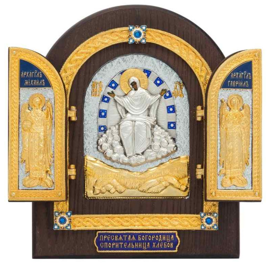 Складень Пресвятої Богородиці "Спорителька хлібів"