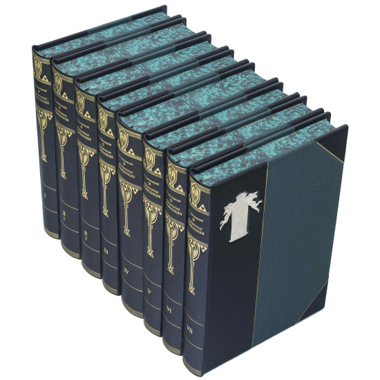 Подарункове видання "Архітектурна енциклопедія" Г. В. Барановський у 7 томах з посрібленим декором. (Репринт  видання 1902-1908 років)