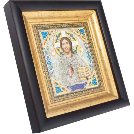 Ікона "Господь Вседержитель" (ювелірне каміння)