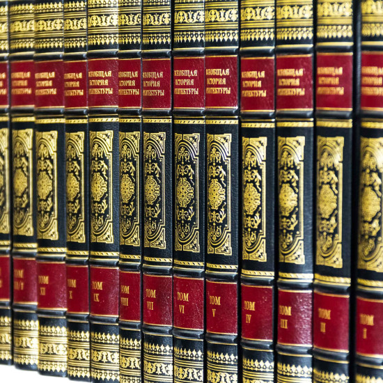 Подарункове видання "Загальна історія архітектури" в 12 т., 13 книгах з посрібленою копією медалі "Театр опери та балету м. Києва"