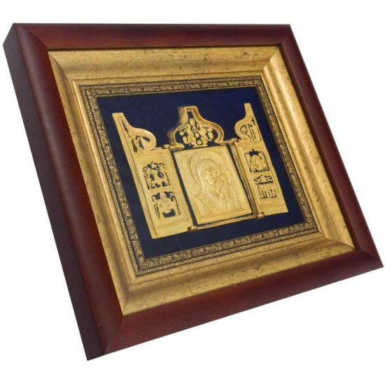 Ікона Богоматір Казанська з мініатюрами