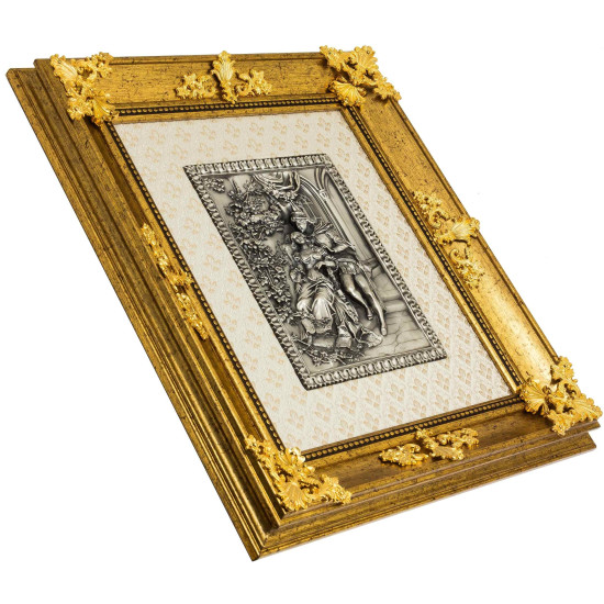 Панно Ромео та Джульєтта. Вічні образи в мистецтві (мідь, сріблення)