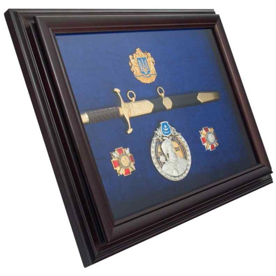 Історичний подарунок "Кортик з нагородами" (метал, позолота, сріблення, емалі)