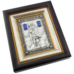 Ікона "Іоан Воїн" посріблена