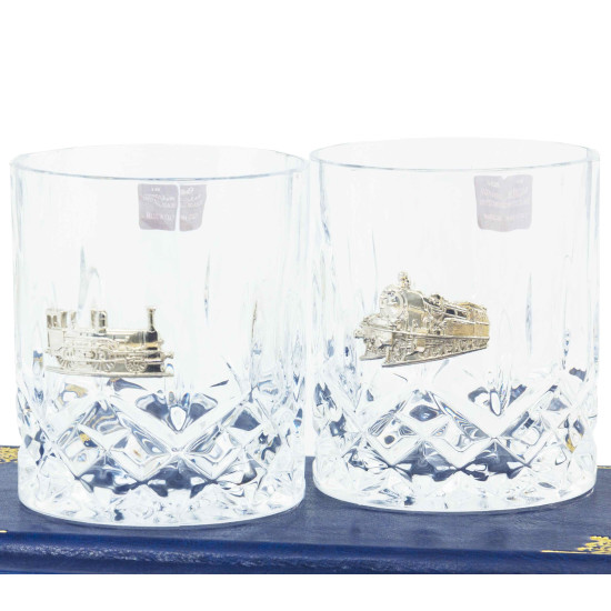 Подарунковий набір келихів для віскі "Залізниця"