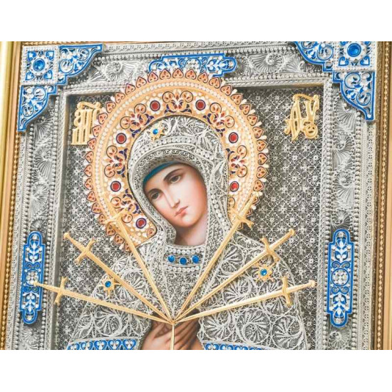 Ікона "Богоматір Семистрільна"