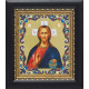 Ікона "Господь Вседержитель" з емалями